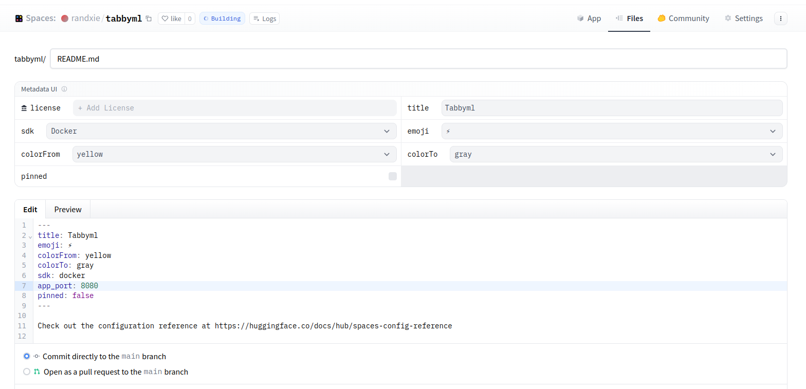 Edit README